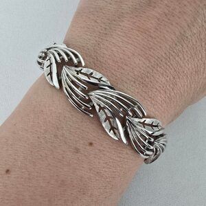 Vintage Silver Tone Link Bracelet